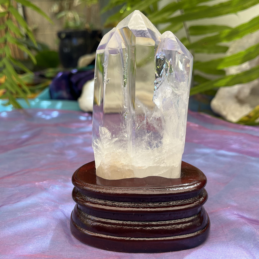 Clear Quartz Triple Point Key Rainbow | Carpe Diem With Remi