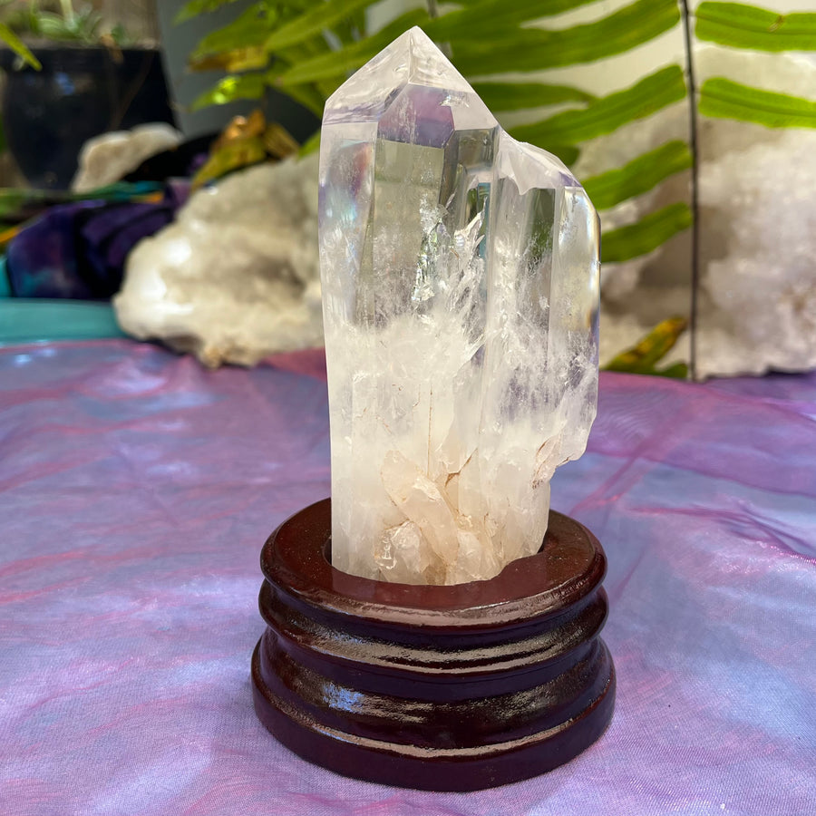Clear Quartz Triple Point with Rainbows | Carpe Diem With Remi