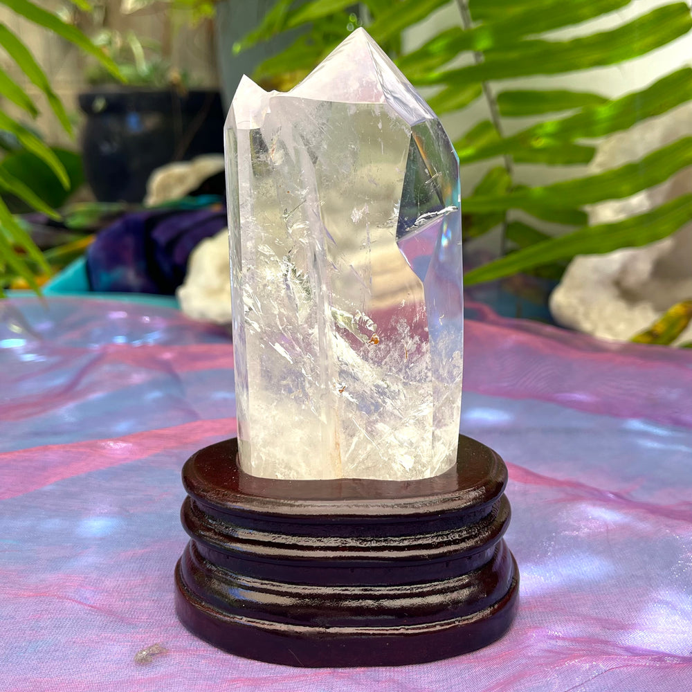 Clear Quartz Point Exception Clarity | Carpe Diem WIth Remi