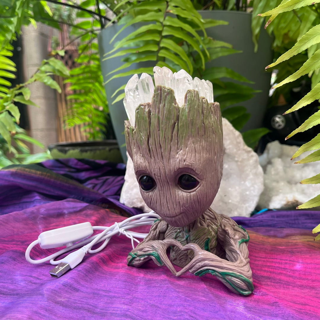 Groot USB Lamp Crystal