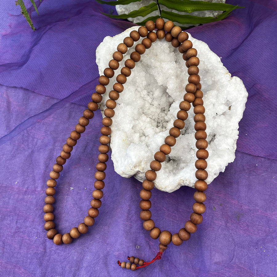 Mala Beads Sandalwood 10mm | Carpe Diem With Remi