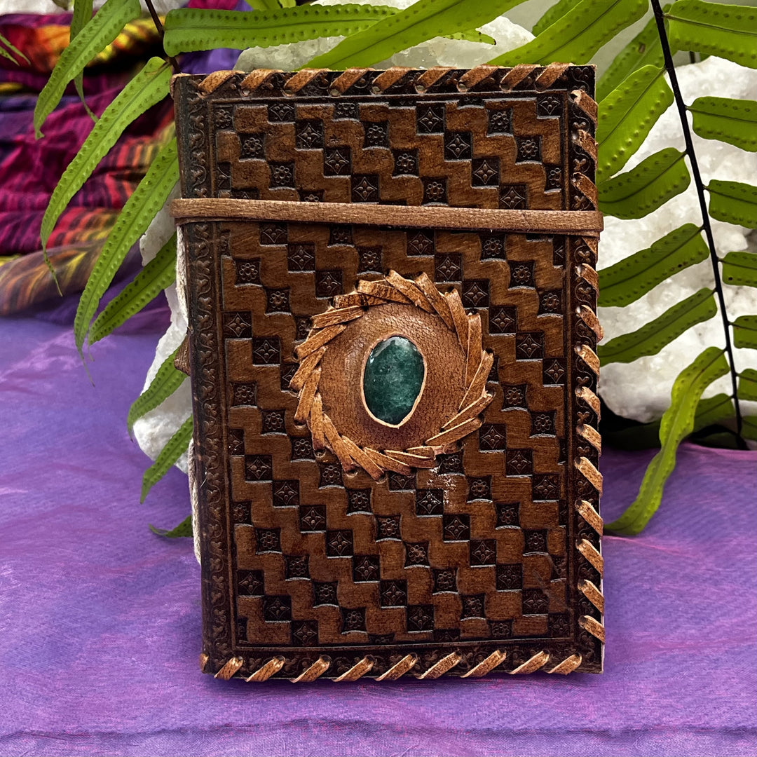 Journal Leather 1 Stone Wrap