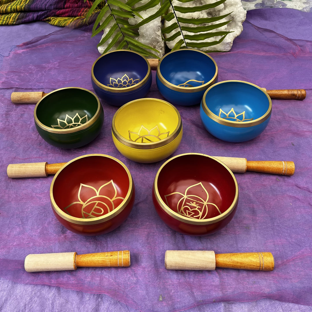 Singing Bowl Chakra Hammered 12 cm