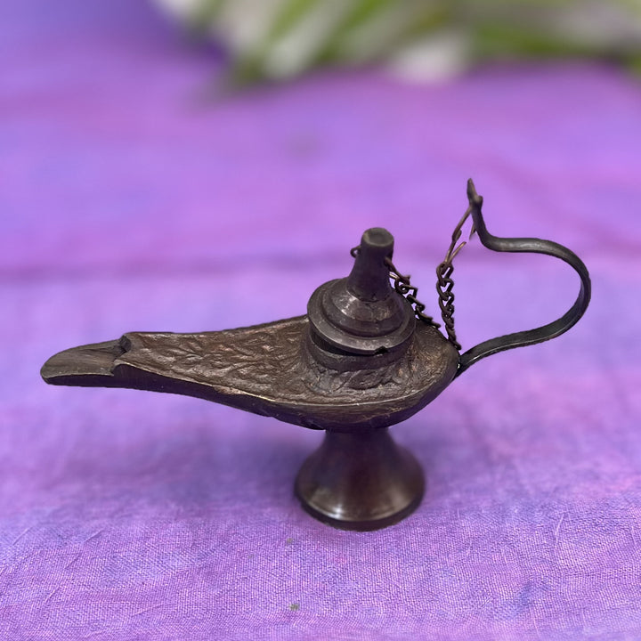 Genie Lamp Brass | Carpe Diem with Remi