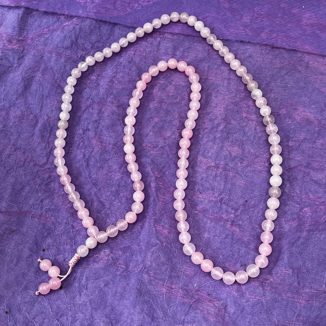 Mala Beads Rose Quartz 8mm