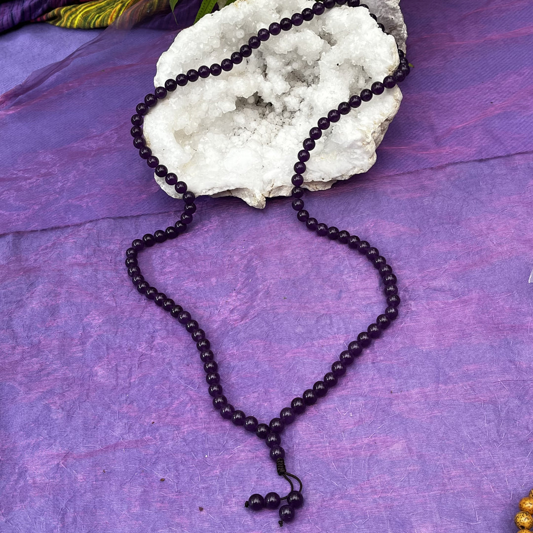 Mala Beads Amethyst 8mm