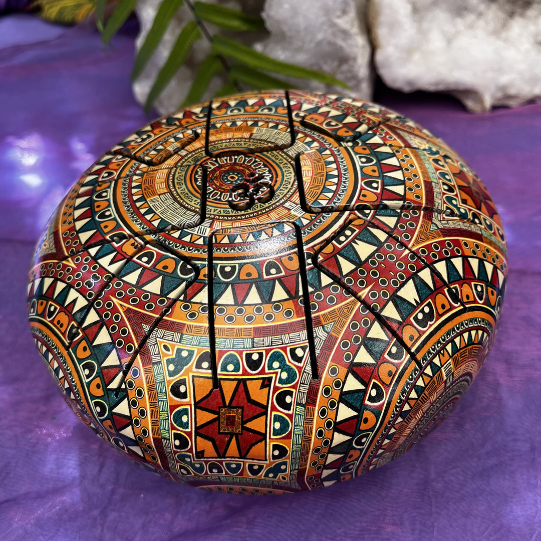 Tongue Drum Hapi Aztec Om Set 16.5 cm