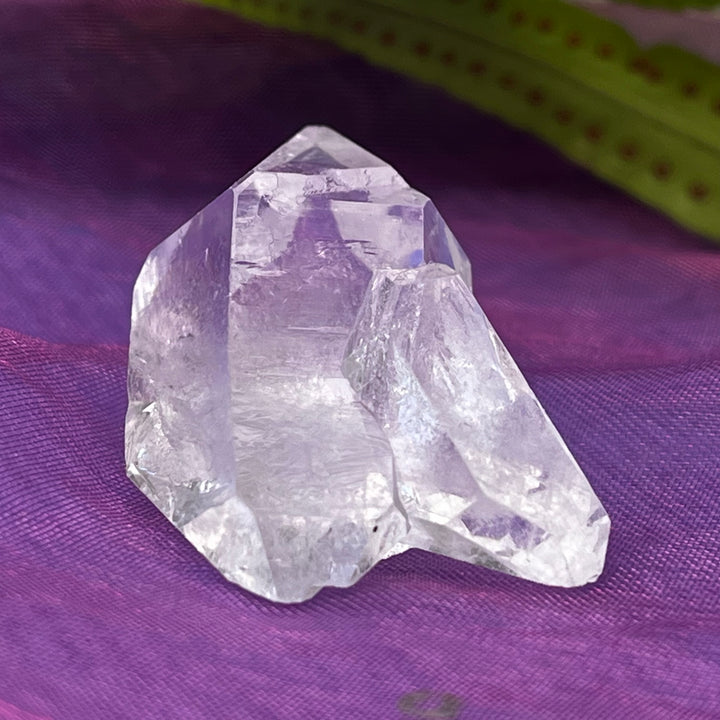 Point Clear Quartz Double Terminated with Baby | Carpe Diem With Remi