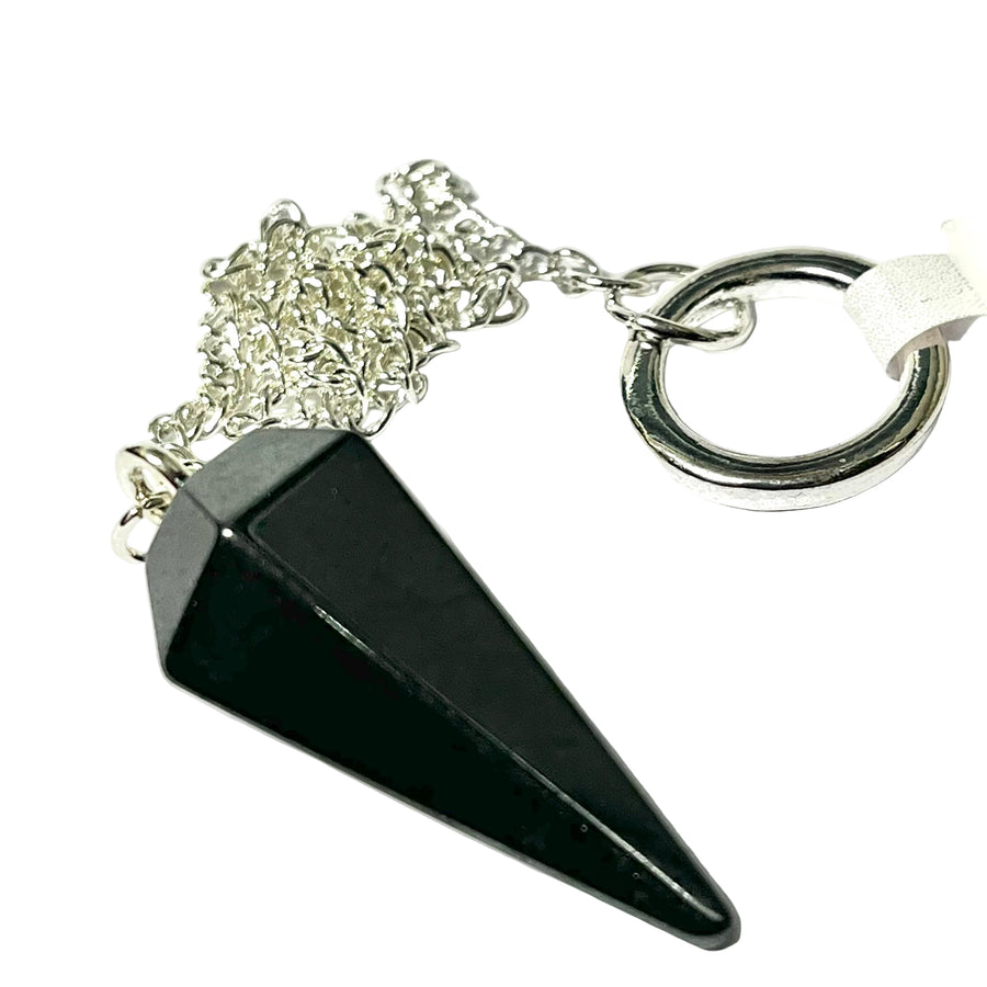 Pendulum Hematite Thin Six Sided | Carpe Diem With Remi