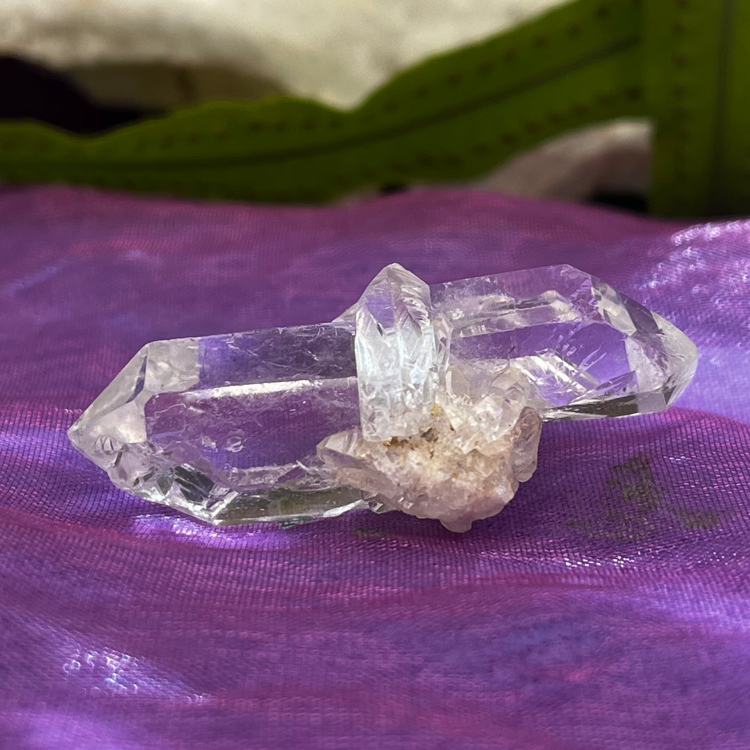 Point Clear Quartz with Sunburst Double Terminated | Carpe Diem With Remi