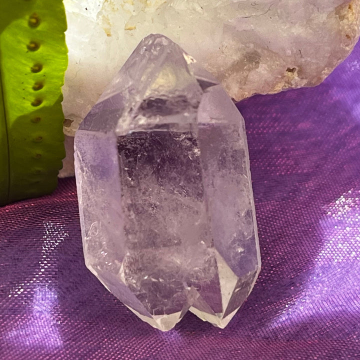 Point Clear Quartz Double Terminated Twin | Carpe Diem With Remi