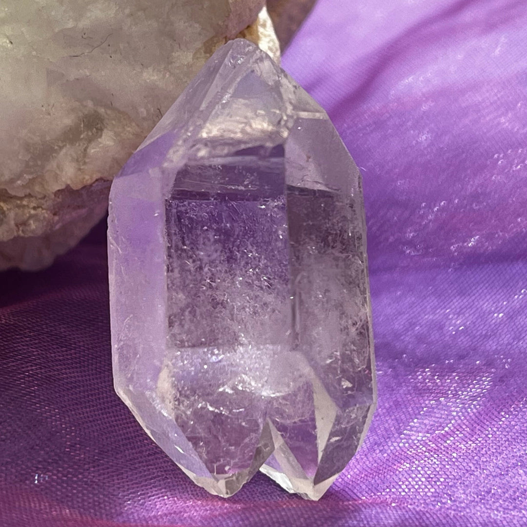 Point Clear Quartz Double Terminated Twin | Carpe Diem With Remi