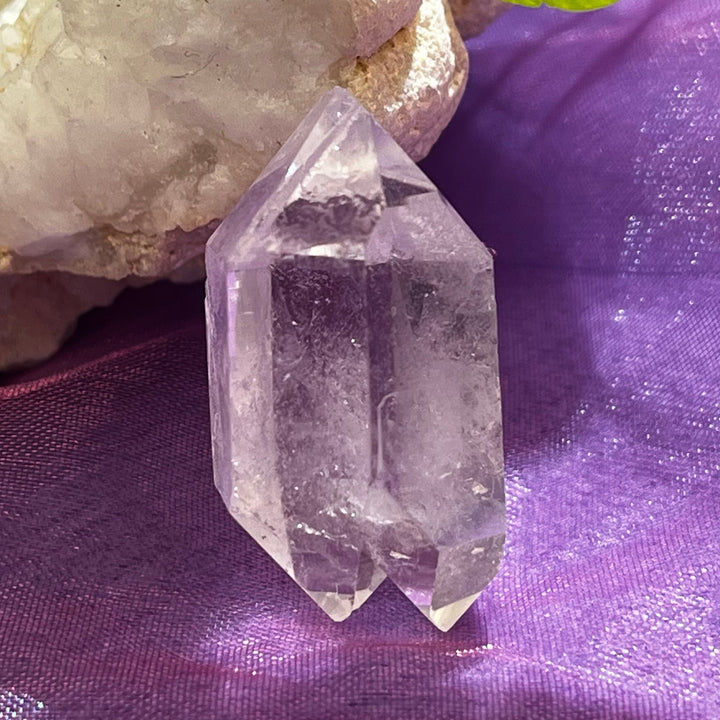 Point Clear Quartz Double Terminated Twin | Carpe Diem With Remi
