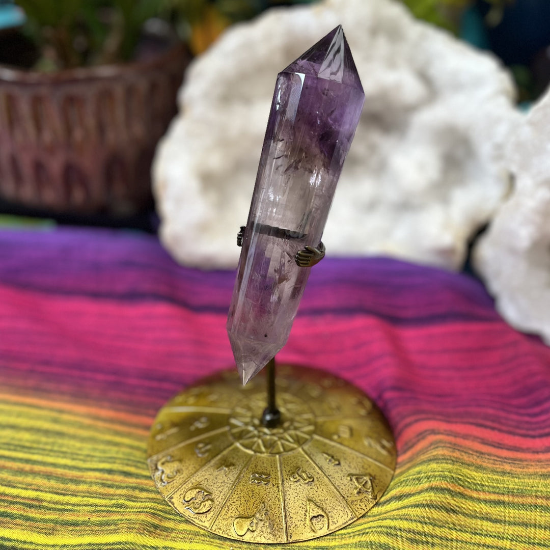 Amethyst Vogel on Stand