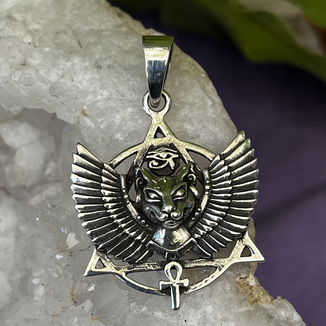 Pendant Bast Egyptian Symbols 3.8 cm | Carpe Diem With Remi