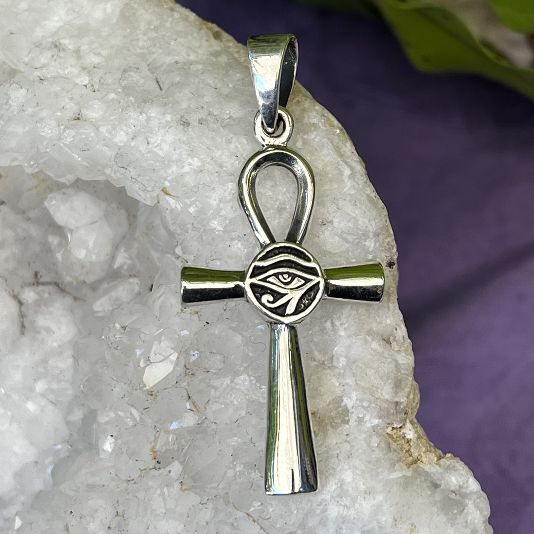 Pendant Eye of Horus Ankh 4.4 cm | Carpe Diem With Remi