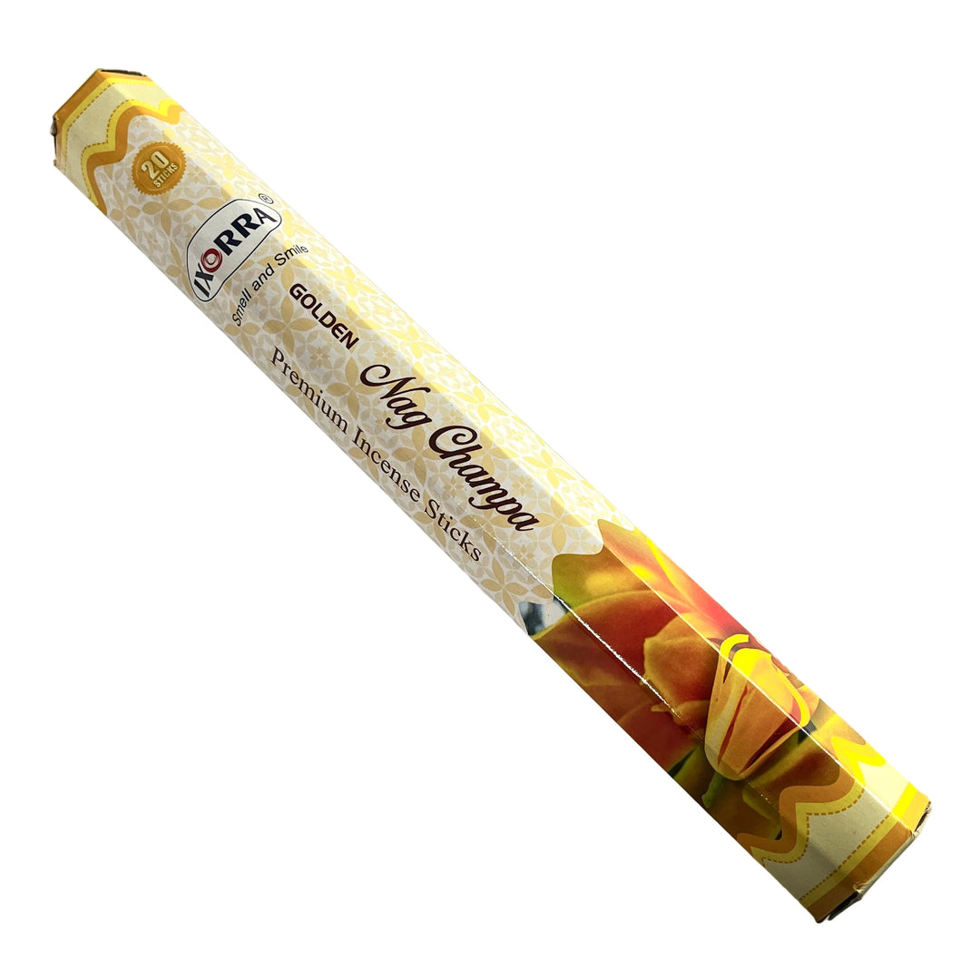 Ixorra Hex Golden Nag Champa Incense Sticks 20g