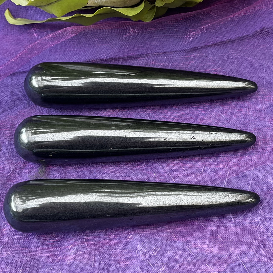 Wand Hematite Rounded 10 cm