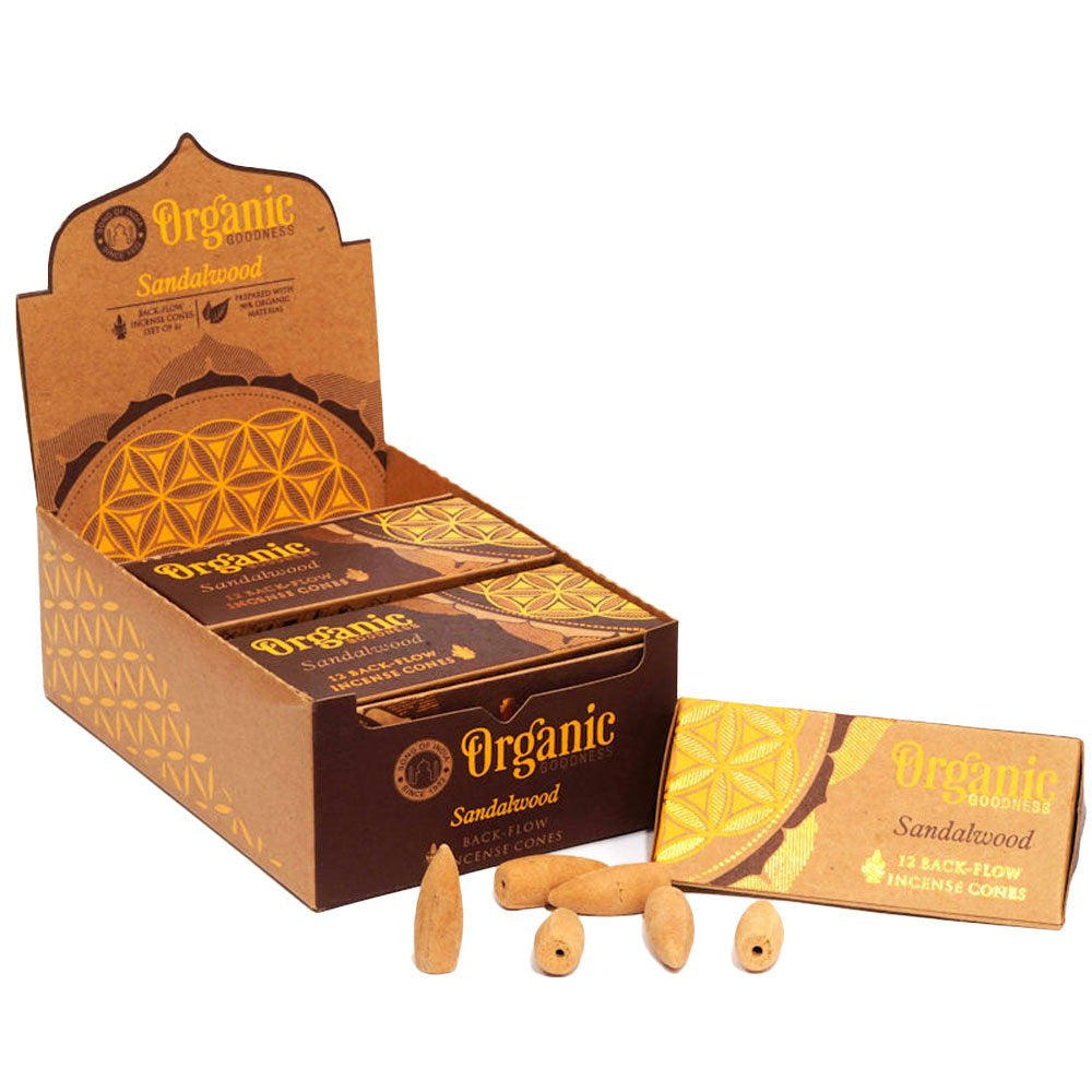 Organic Goodness Sandalwood Backflow Cones