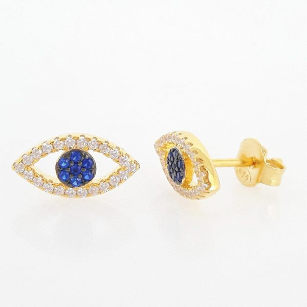 Stud Earrings Evil Eye
