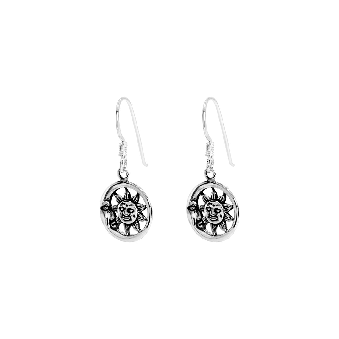 Earrings Sun and Moon