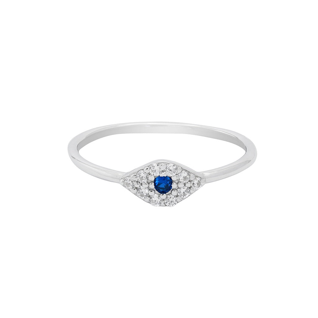 Ring Evil Eye Silver
