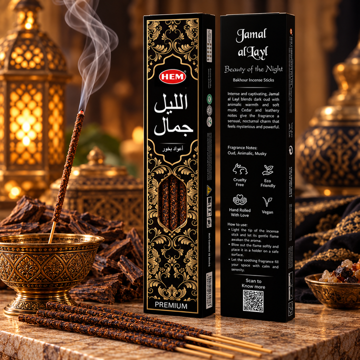 Hem  Jamal al Layl Premium Incense Sticks | Carpe Diem With Remi