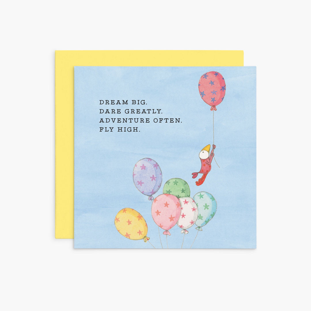 Card Dream Big Fly High