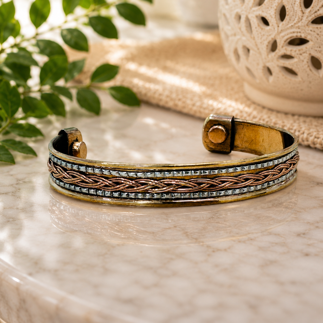 Bracelet Copper Infinity Weave Magnetic | Carpe Diem With Remi