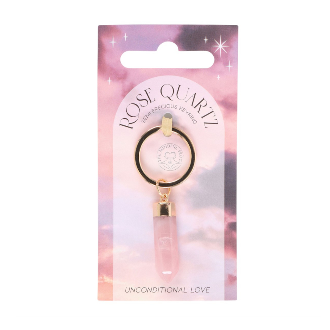 Keyring Rose Quartz