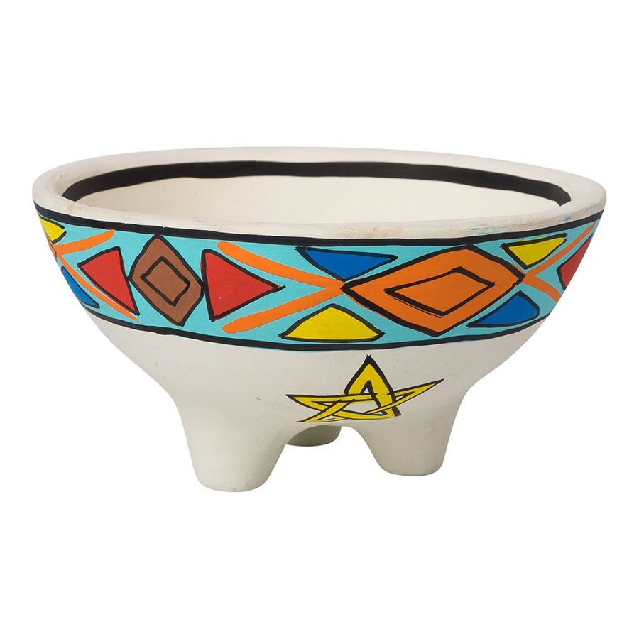 Smudge Bowl Pentacle Painted 13.5 cm | Carpe Diem With Remi