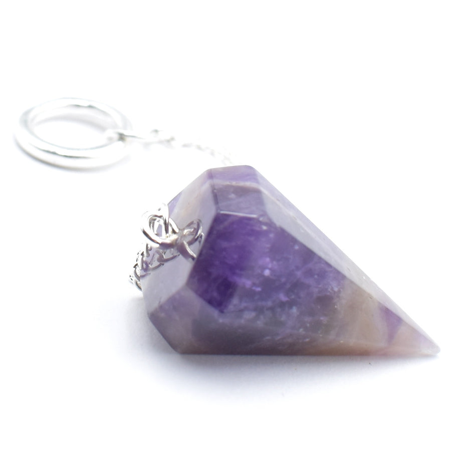 Pendulum Chevron Amethyst 6 Sided | Carpe Diem with Remi