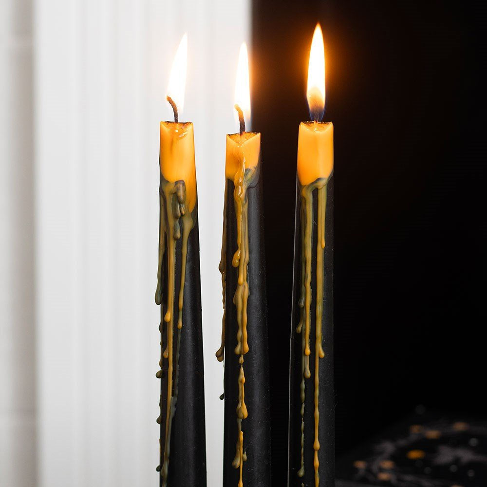Taper Candle Pumpkin 4 Pack | Carpe Diem With Remi