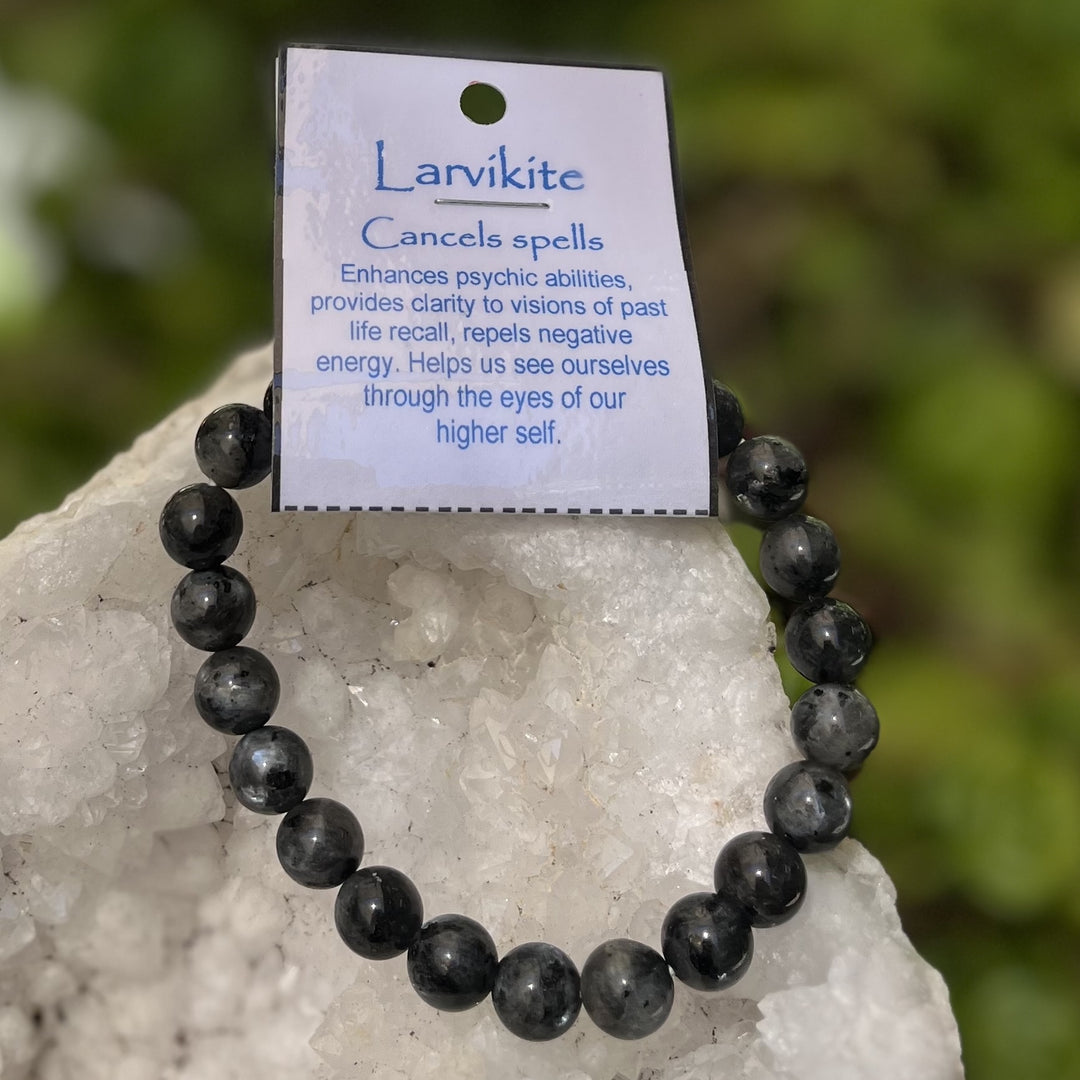 Bracelet Larvikite 8mm Beads