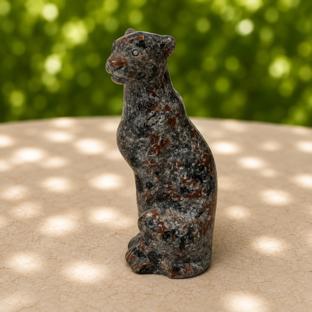 Leopard Yooperlite Crystal Carving