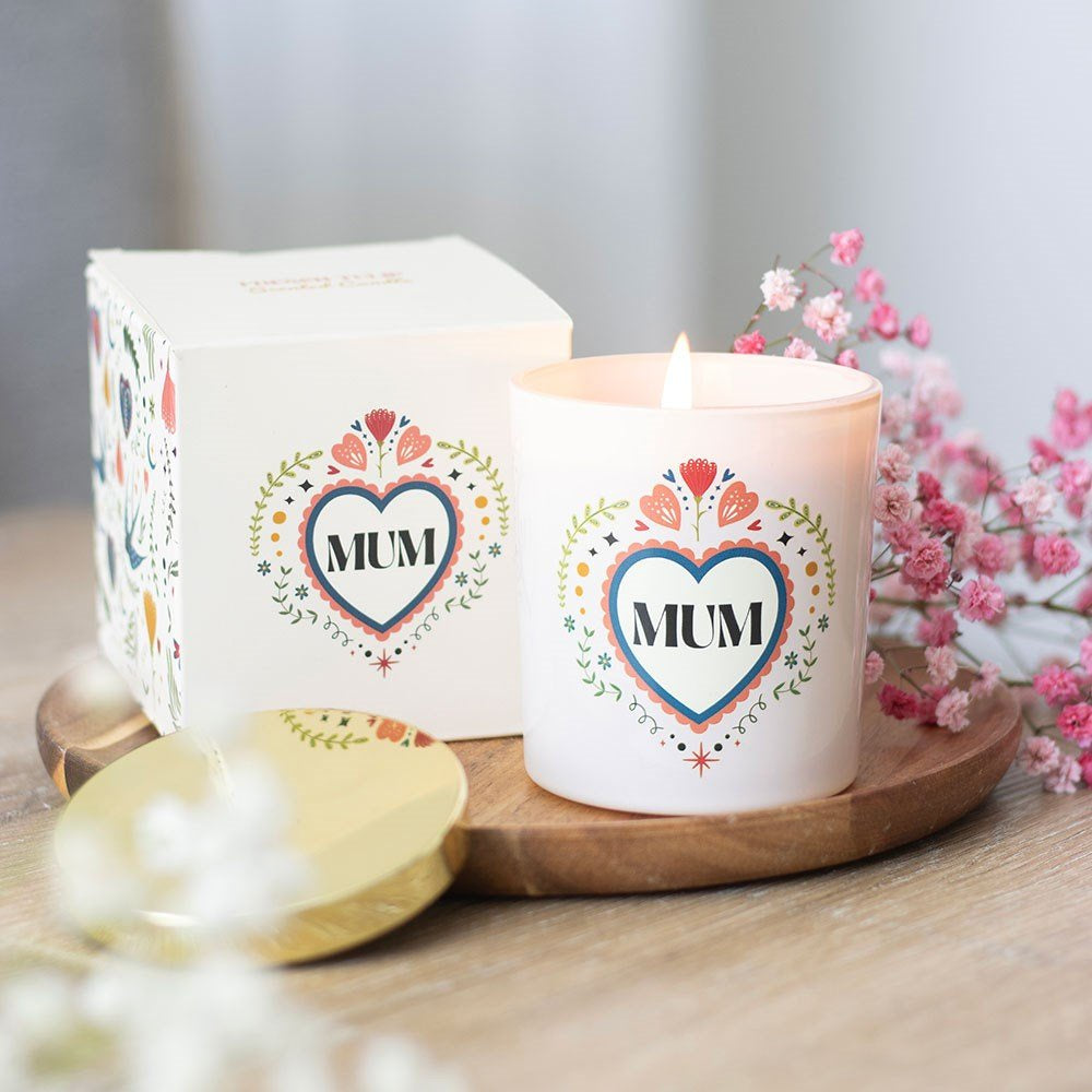 Candle Jar Mum French Tulip Scented 380g - Instore Only
