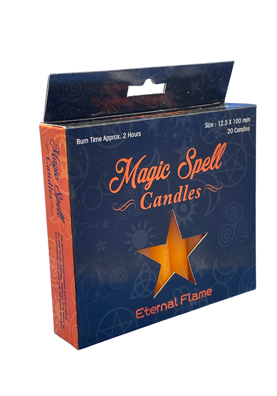 Magic Spell Candle Orange 20 Pack | Carpe Diem with Remi