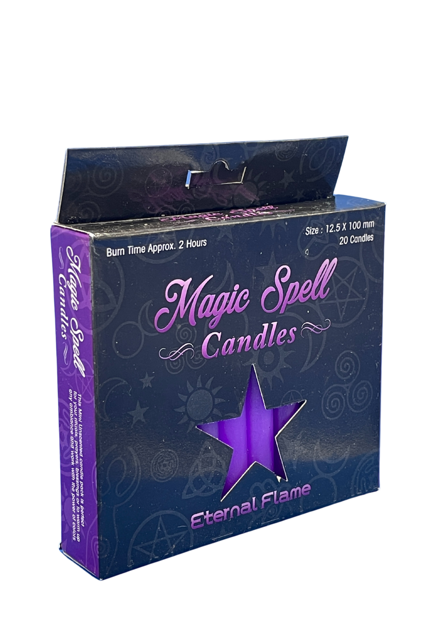 Magic Spell Candle Purple 20 Pack | Carpe Diem with Remi