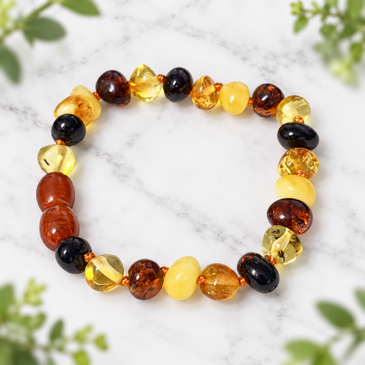 Bracelet Amber Baby Multi Bead