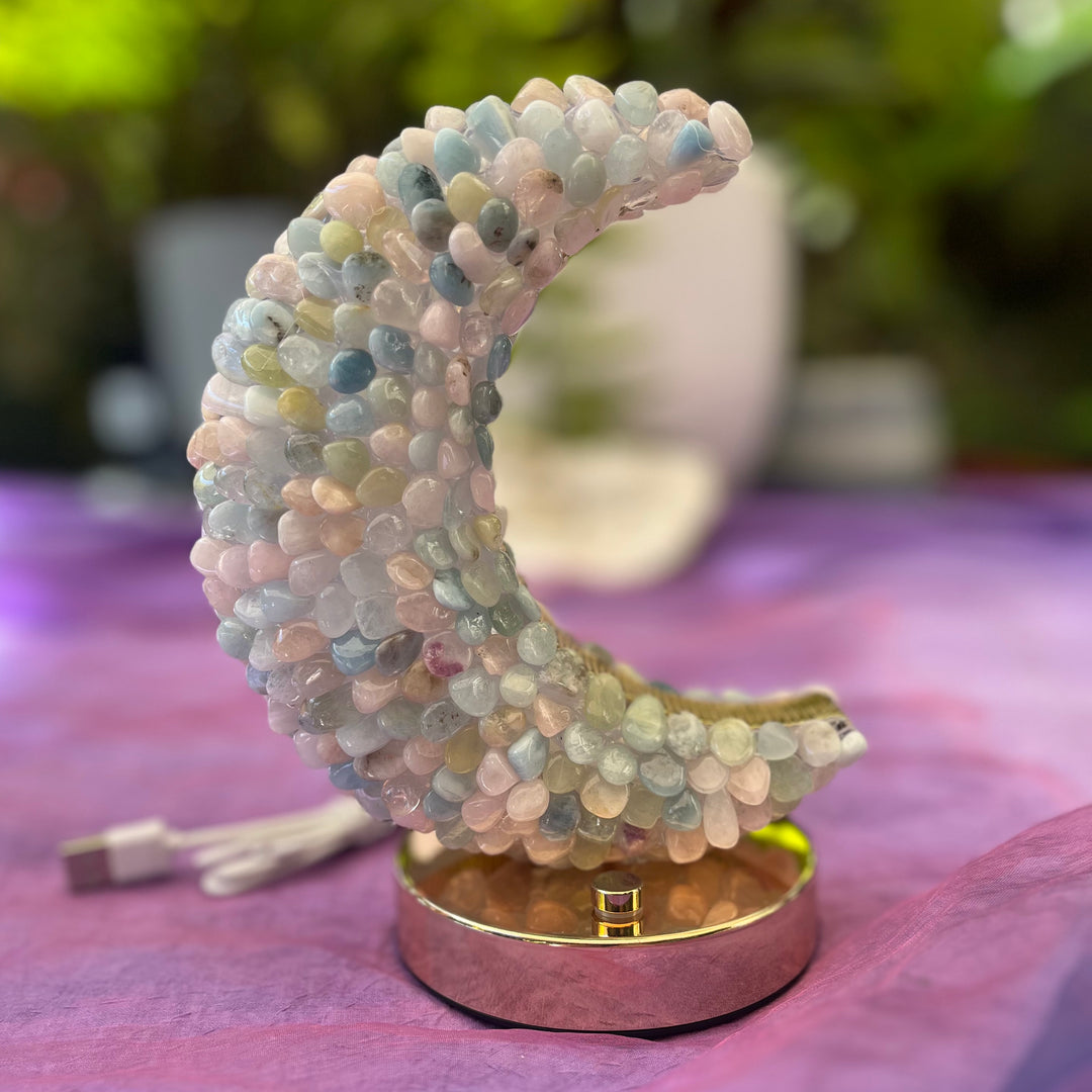 Lamp Morganite Moon