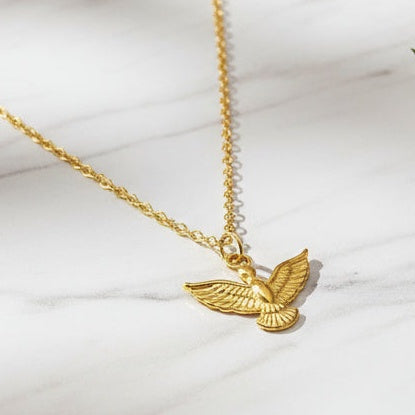 Necklace Eagle Gold Plated