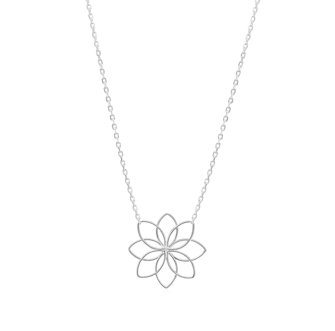Necklace Lotus Sterling Silver