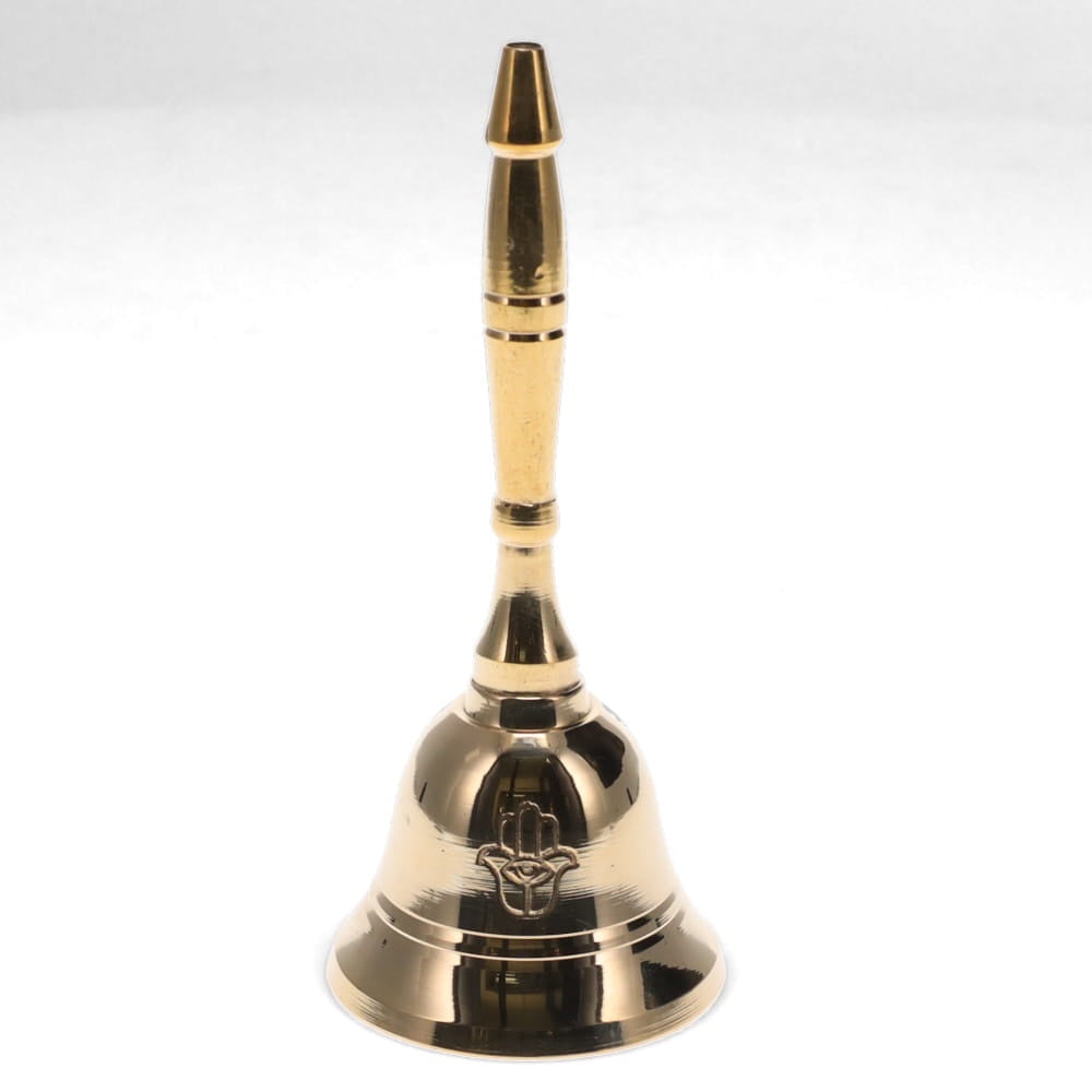 Altar Bell Hamsa Gold 10 cm