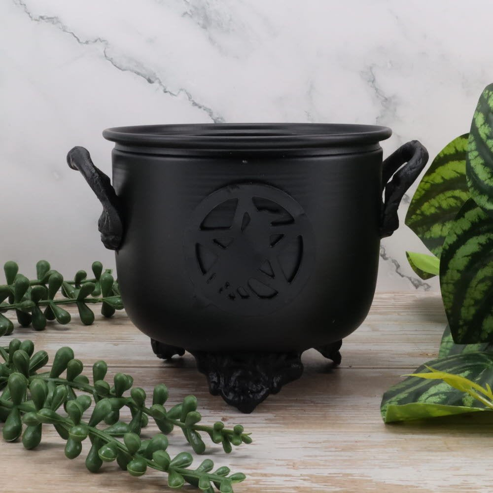 Cauldron Pentacle Crow