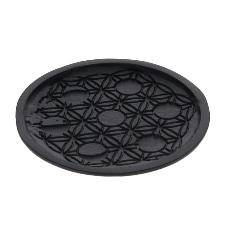 Incense Burner Flower of Life  Black