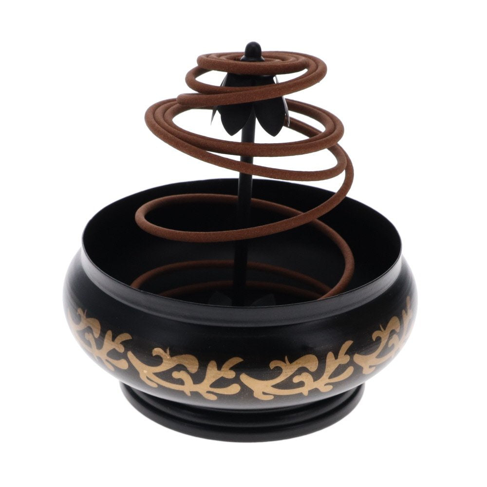 Incense Coil Holder Black 16 cm