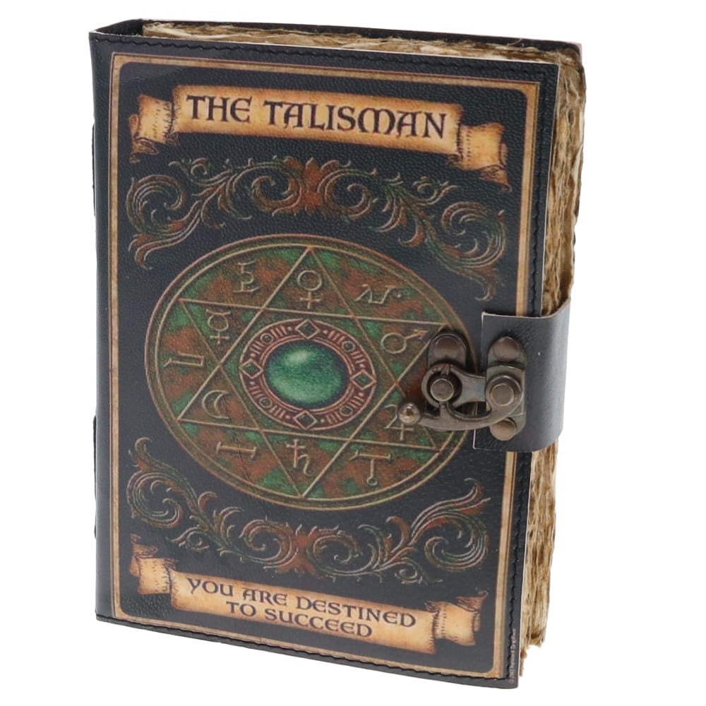 Journal Tailsman Print Leather 17 cm