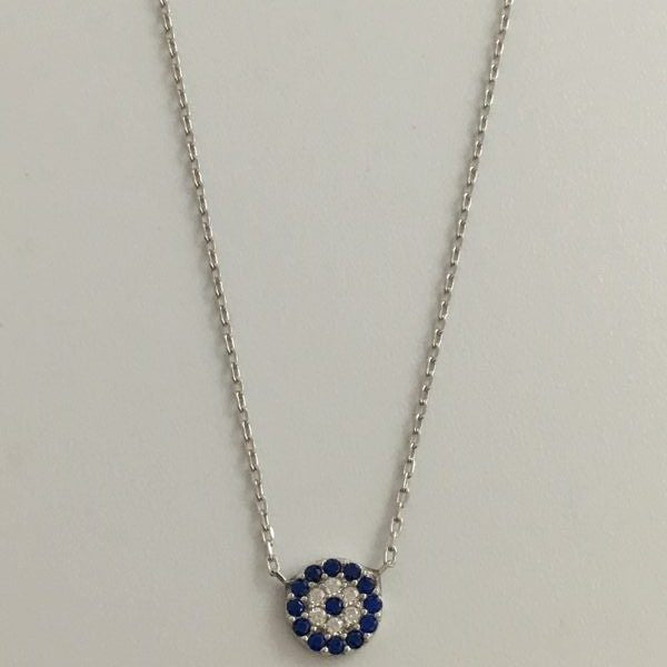 Necklace Evil Eye Round Mini