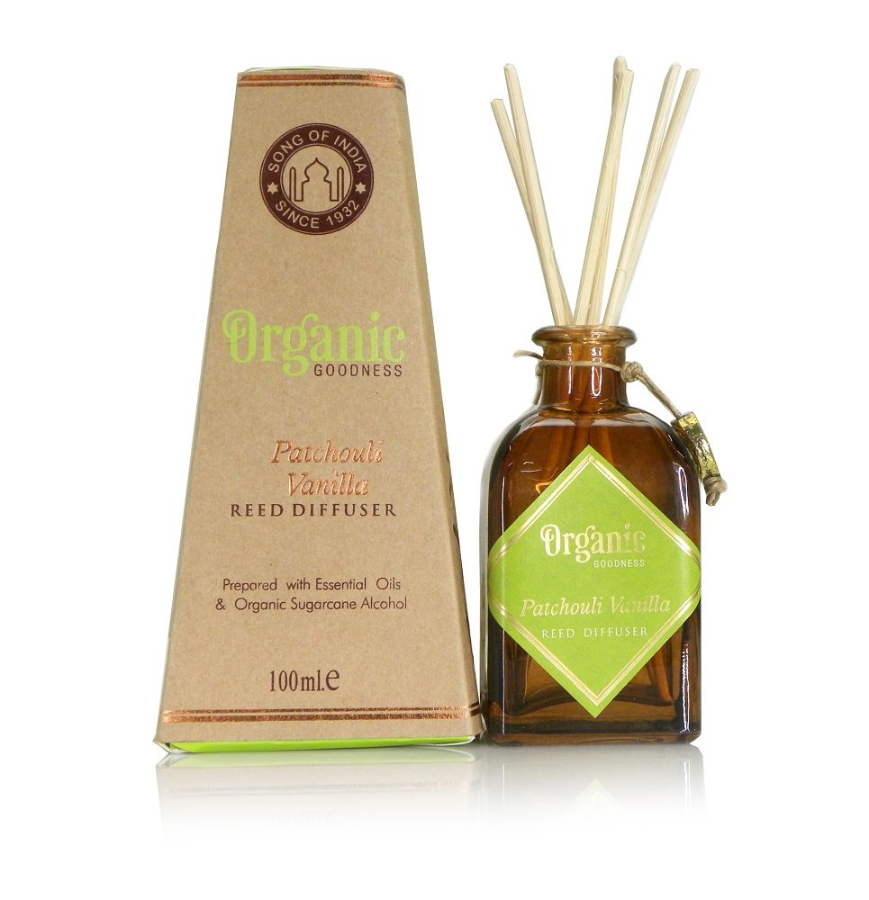 Reed Diffuser Patchouli Vanilla Organic Goodness