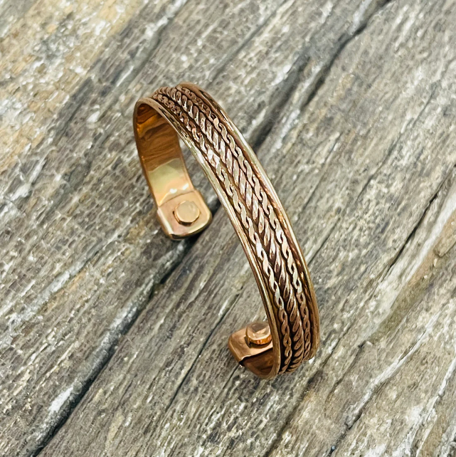 Bracelet Cuff Magnetic Copper Assorted